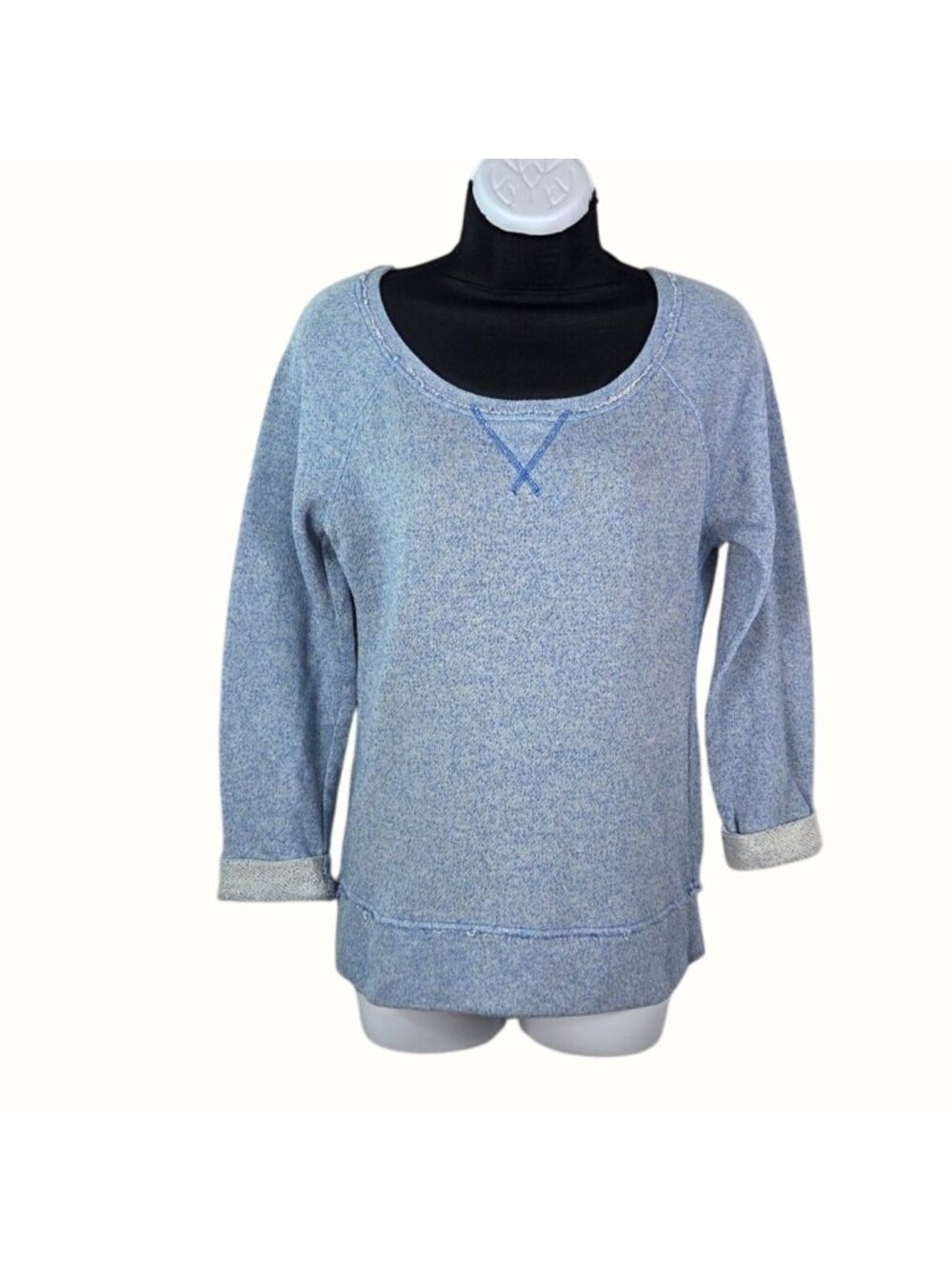 Mossimo Supply Co Blue Knit Pullover Sweater Womens Size S